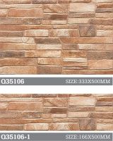 Latest style 3d inkjet wall tile exterior tiles  333x500MM 