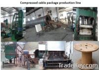 wooden cable reel machine