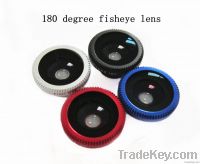 180 Degree fisheye lens for mobile phone lens for ipnone4/4s/5