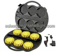 9 Flash Mode LED Warning Lamp Kit Case Set