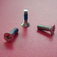 Flat head nylon patch high quality machine screw