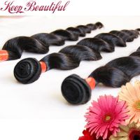 100% Unprocessed Loose Wave Peruvian Virgin Human Hair 3pcs Hair Wefts