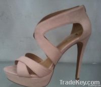 women high heel sandal with platform