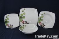 Porcelain Dinner Plates With Full Color