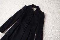 ladies' Horn button wool coat factory direct sell ODM/OEM service 