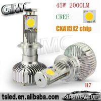 45W 2000 Lumen H7 LED Headlight