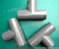 PVC PP Straight Tee for acid resistance