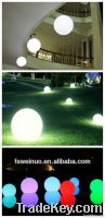 Waterproof LED ball lamp with remote control