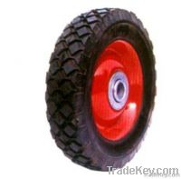 plastic core-rubber-tires