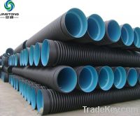 hdpe double wall corrugated pipe