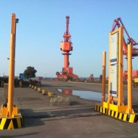 Steel Plants Passing by truck Radiation Monitoring Optional Volume gamma detector sensitive Portal Monitor Port Gate Radiation Monitor for sale