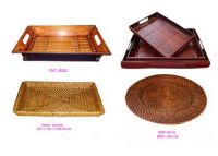 Sell Vietnam  bamboo,rattan tray, plate