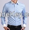 White and gray Dress Shirt 100% Cotton