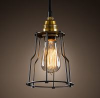 Pendant Vintage Lamp Restoration And Hardware Lighting Cage Filament