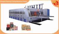 High speed automatic feeding printing slotting and die cutting machine