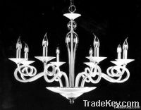 Glass Elbow Chandelier