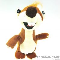 Ice Age Sid walking and speaking plush toys