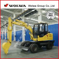 China famous brand wolwa excavator DLS865-9A wheeled excavator