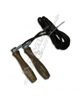 Wholesale Premium Wooden Handle Leather Skipping