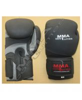 Wholesale Price Premium A+ Grade Black Matte Leather Boxing Sparring Training Gloves