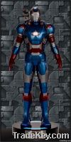 Iron Man Patriot Fiberglass Armor Life