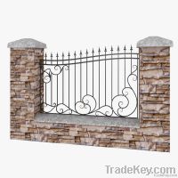 wrough iron fence