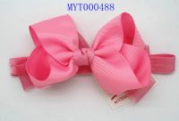 Elastic bow  headband baby headband