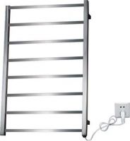 Square Tube Heated towel rail /Electric Towel Warmer Brush Finish