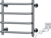 Curved Tube Luxury Stainless Steel Heated Towel Rack