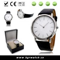 2014 watches men with genuine leather band