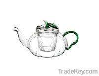 Borosilicate glass teapot