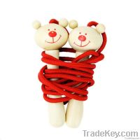 wooden bear skipping rope(7ft)