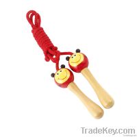 wooden beetle skipping rope(7ft)