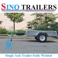 6*4 Australian Fully Welded Single Axle Box Trailer