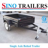 Australian 7x5 Powder Coating Light duty Box Trailer