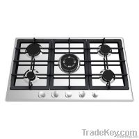 Competive Price European Stainless Gas Hobs with five burners