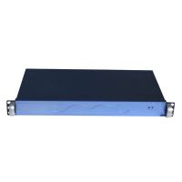 Aluminium Panel 1U Network Security PBX Chassis Rack Chassis 1U