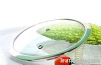 T type tempered glass lid with clear color