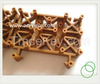 Interlock plastic base/decking board for indoor or outdoor WPC/flooring/decking tile, various colors are available