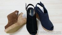 ladies wedge heel shoes simple design and comfortable