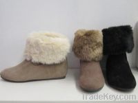 new design lady half snow boot warm boot winter boot