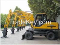 NEW Wheel wood loader BD95 timber grab