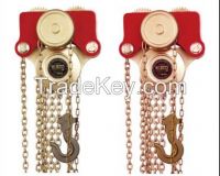 Non-Sparking Safety Manual Chain Hoist Block Trolleys By Copper Beryllium