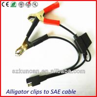 SAE solar cable with clip