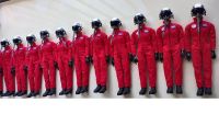 1:6 scale jet pilots with different color uniform