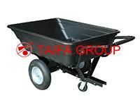 heavy plastic garden trailer load 300kg