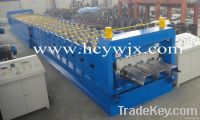 Steel floor deck roll forming machine