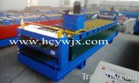 Corrugated sheet roll forming machine