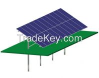 Gound-mount Driven Pile Al Solar Racking System