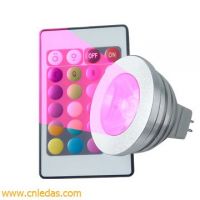 Energy-saving 12V AC/DC 3W 16-color RGB LED Spotlight Bulb